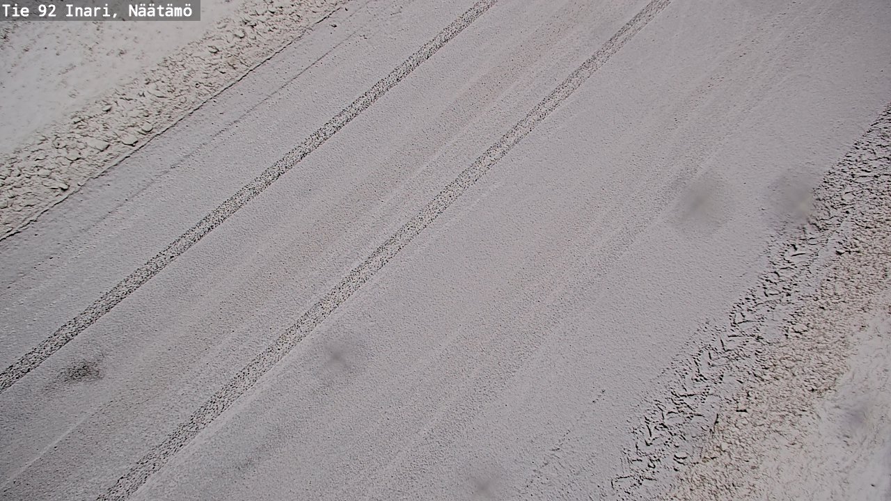 Kelikamerat Kuva Tie 92 Inari, Näätämö, Inari, Lappi