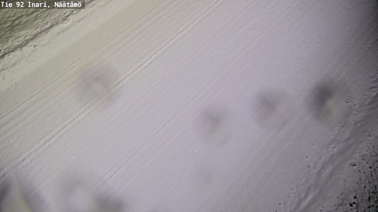 Weather Camera Image Väg 92 Enare, Näätämö, Inari, Lappi