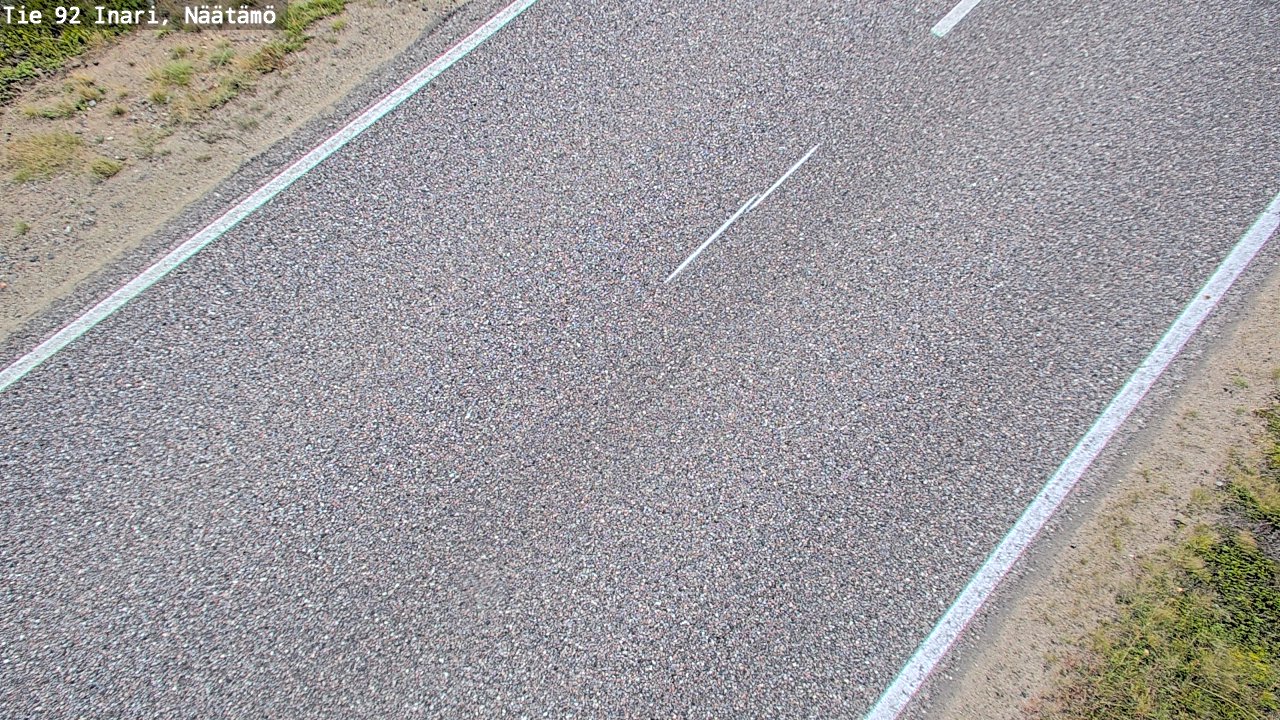 Kelikamerat Kuva Tie 92 Inari, Näätämö, Inari, Lappi