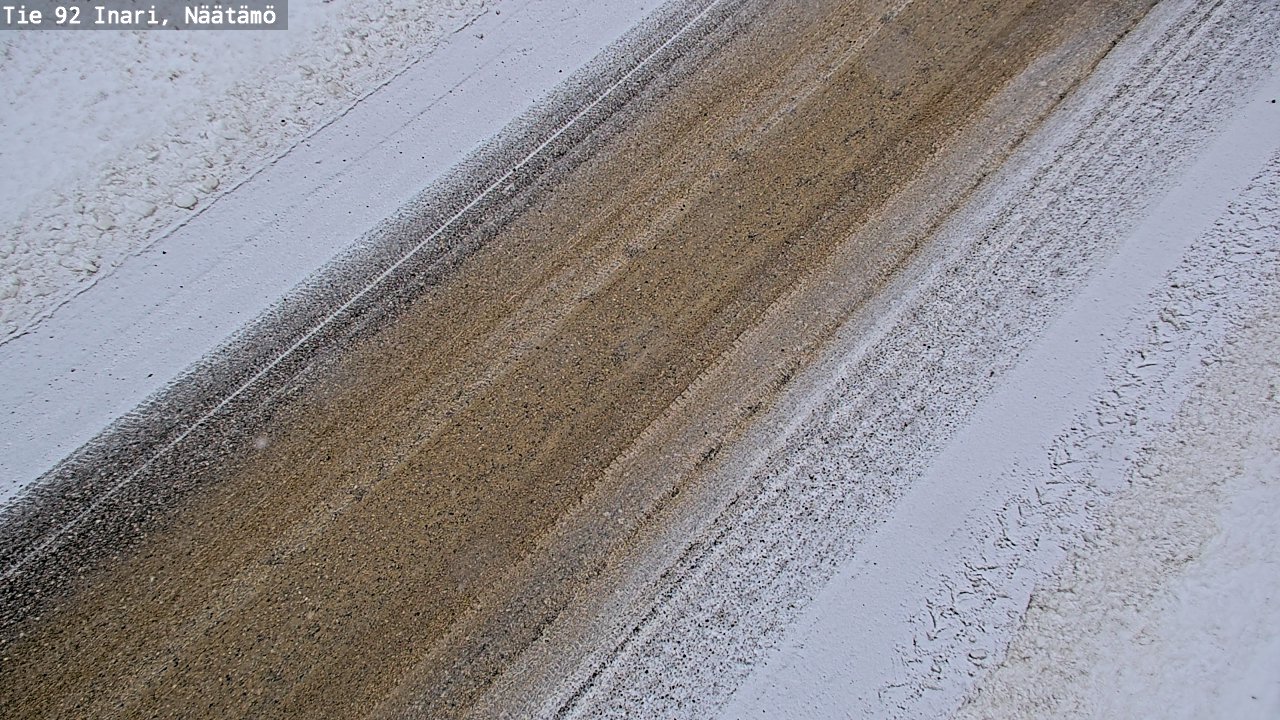 Kelikamerat Kuva Tie 92 Inari, Näätämö, Inari, Lappi