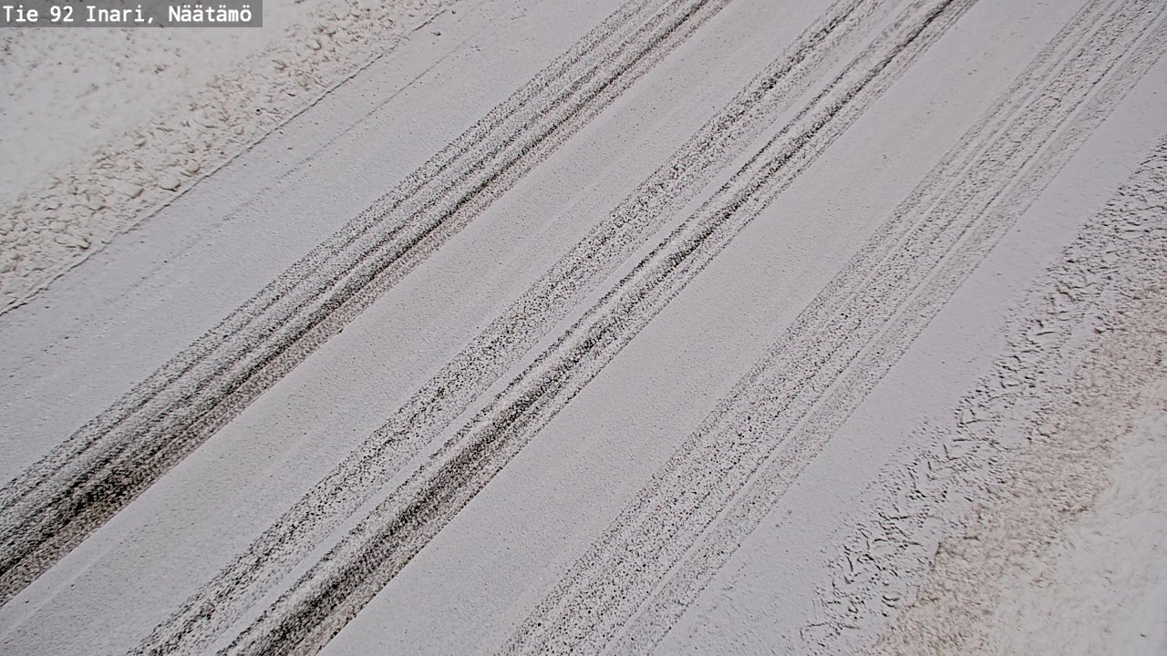 Weather Camera Image Road 92 Inari, Näätämö, Inari, Lappi