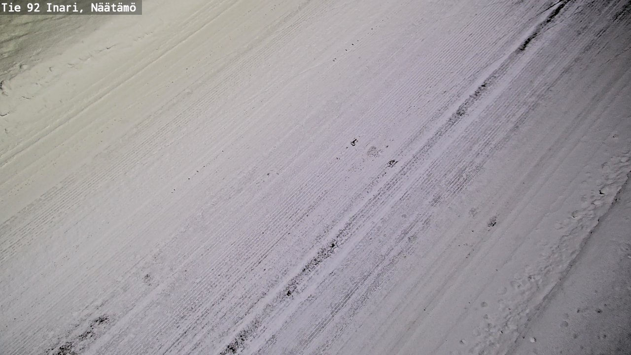 Kelikamerat Kuva Tie 92 Inari, Näätämö, Inari, Lappi