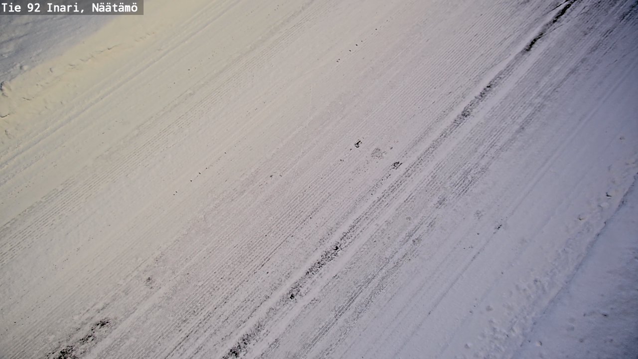 Kelikamerat Kuva Tie 92 Inari, Näätämö, Inari, Lappi