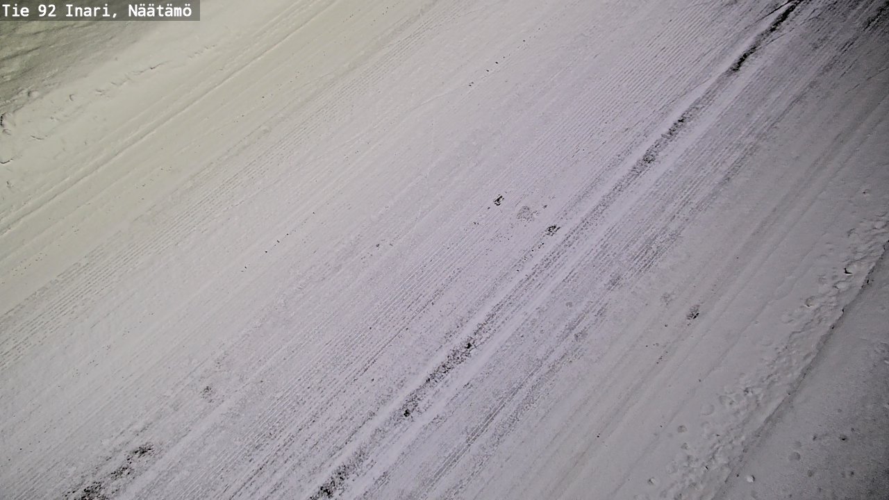 Kelikamerat Kuva Tie 92 Inari, Näätämö, Inari, Lappi