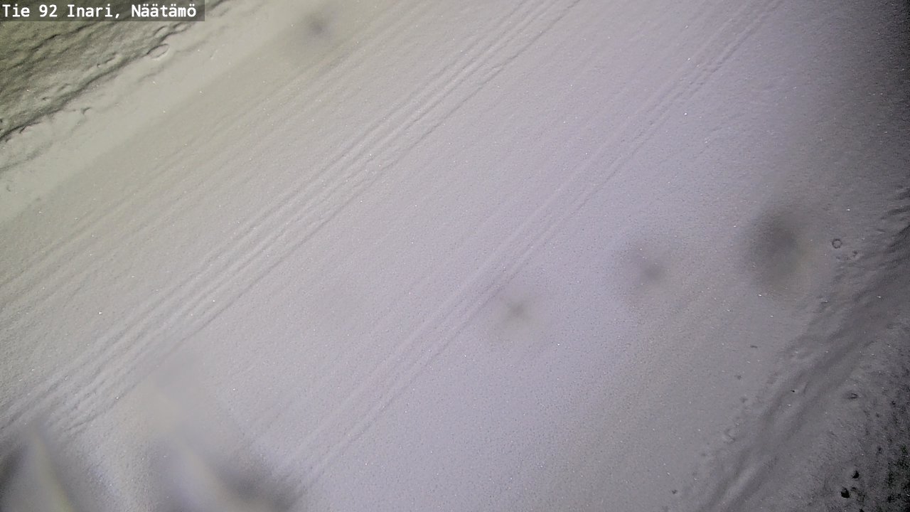 Weather Camera Image Road 92 Inari, Näätämö, Inari, Lappi