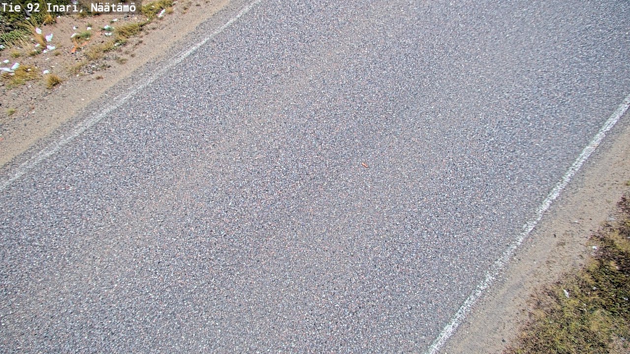 Kelikamerat Kuva Tie 92 Inari, Näätämö, Inari, Lappi