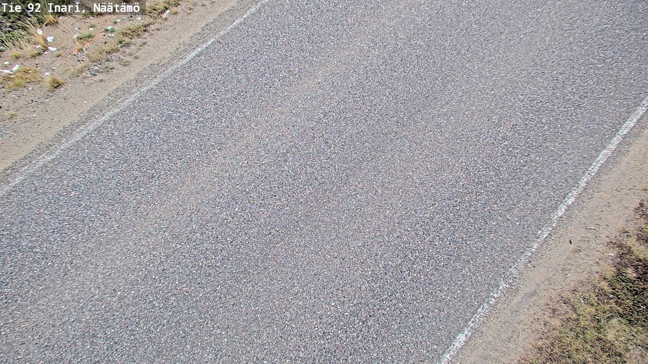 Weather Camera Image Väg 92 Enare, Näätämö, Inari, Lappi