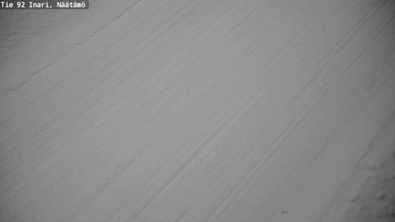 Weather Camera Image Väg 92 Enare, Näätämö, Inari, Lappi