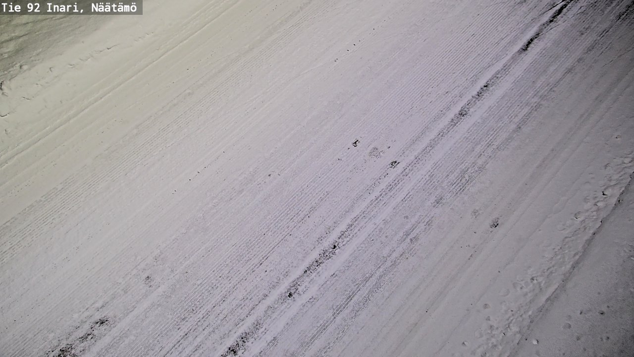 Kelikamerat Kuva Tie 92 Inari, Näätämö, Inari, Lappi