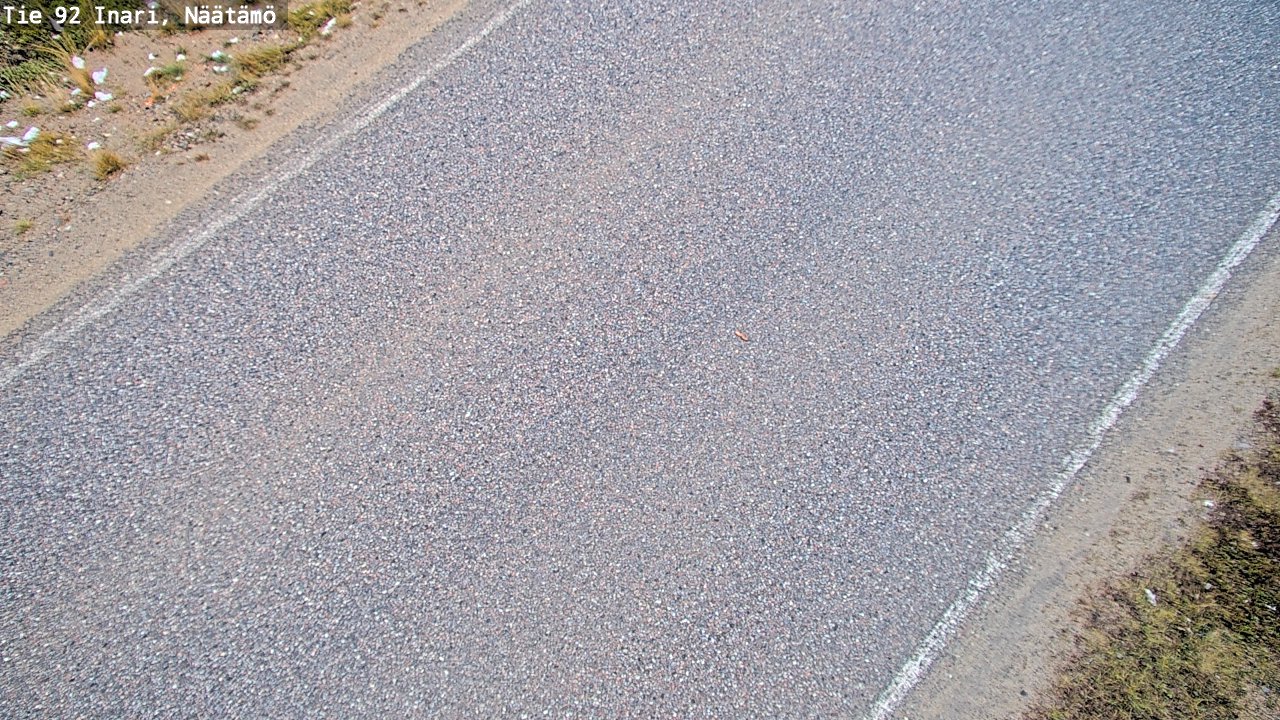 Kelikamerat Kuva Tie 92 Inari, Näätämö, Inari, Lappi