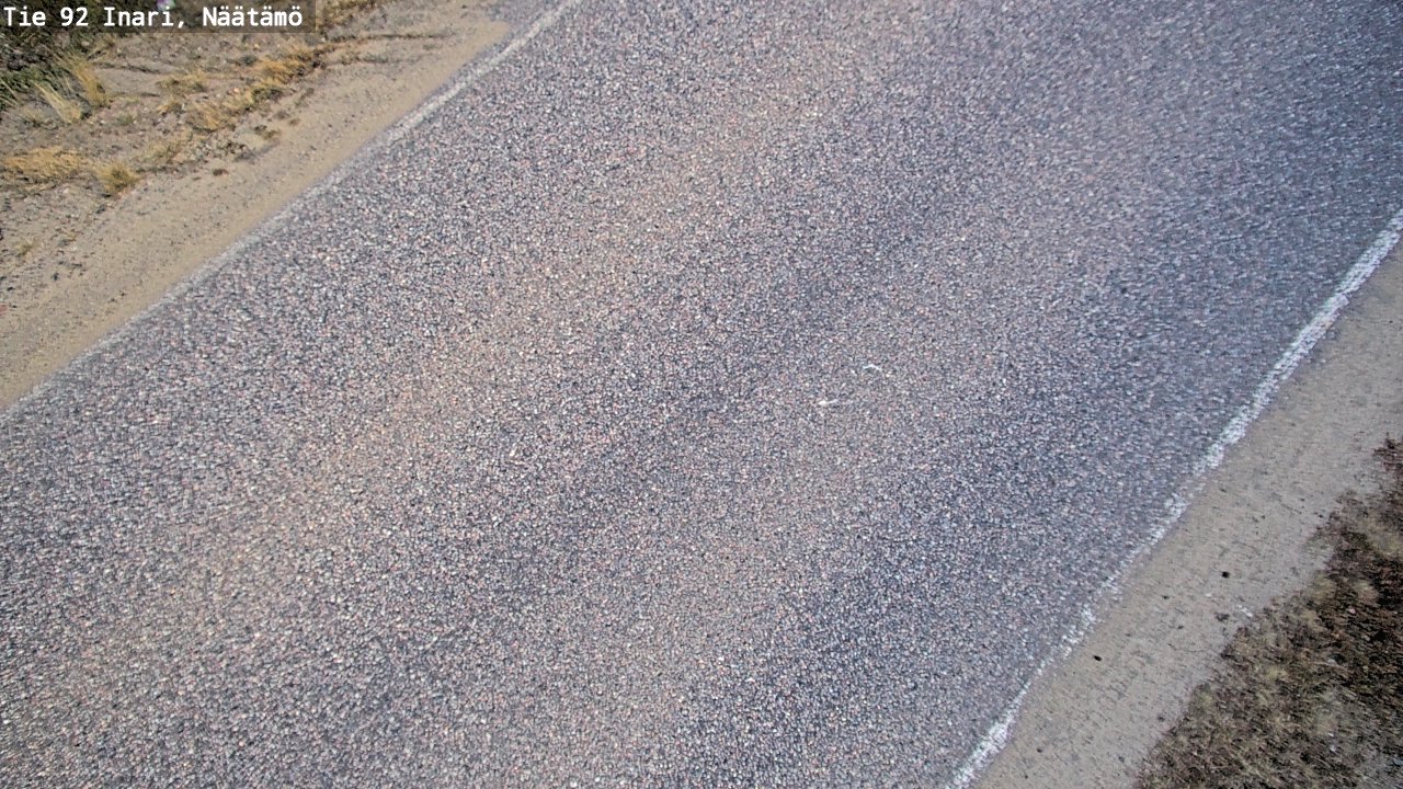 Kelikamerat Kuva Tie 92 Inari, Näätämö, Inari, Lappi