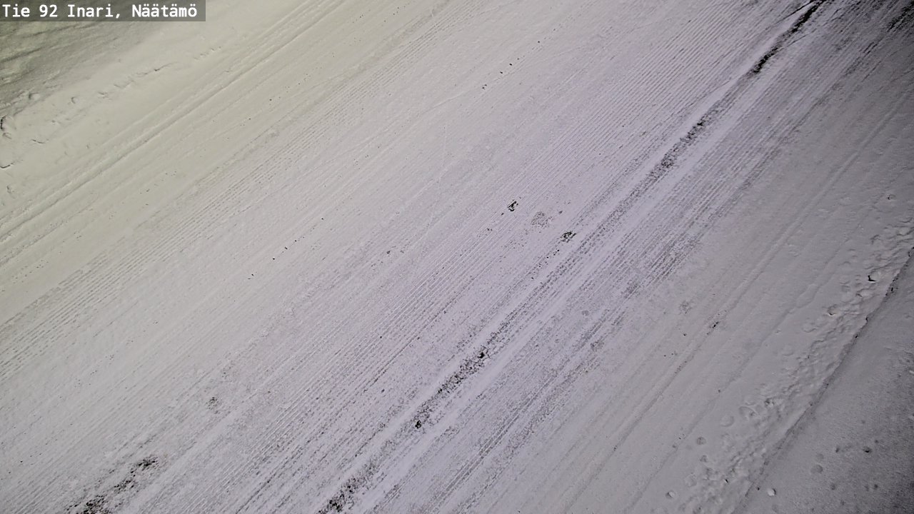 Kelikamerat Kuva Tie 92 Inari, Näätämö, Inari, Lappi