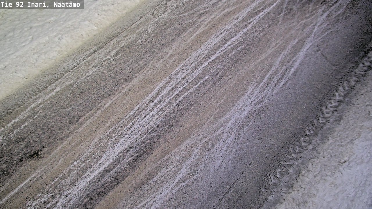 Kelikamerat Kuva Tie 92 Inari, Näätämö, Inari, Lappi