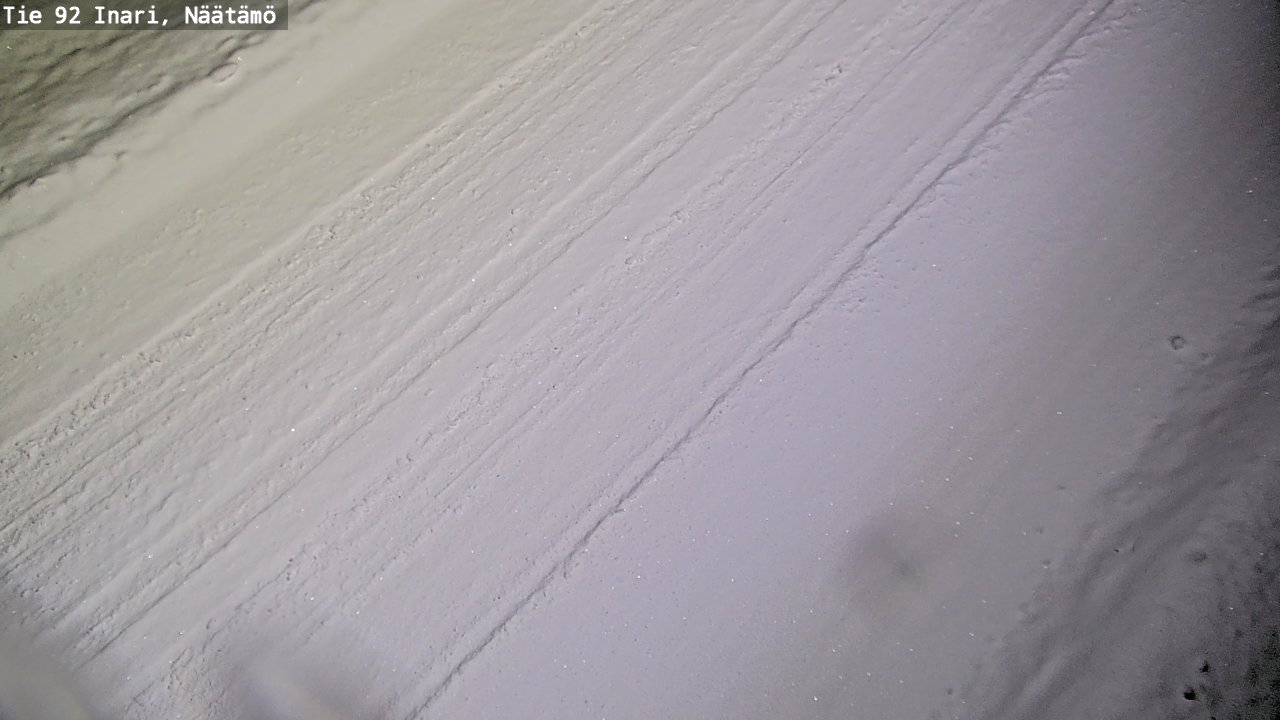 Weather Camera Image Road 92 Inari, Näätämö, Inari, Lappi
