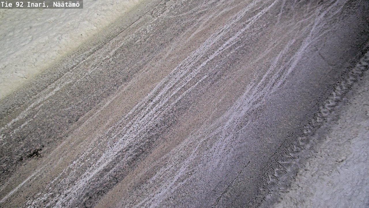 Kelikamerat Kuva Tie 92 Inari, Näätämö, Inari, Lappi