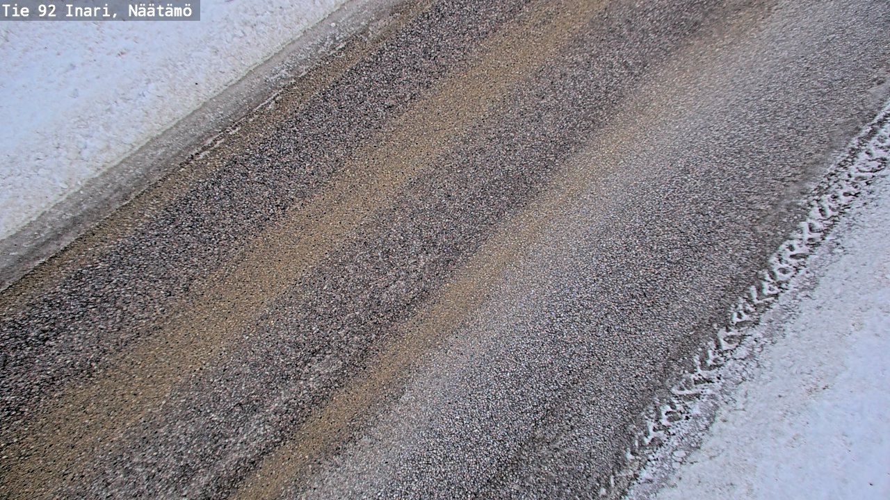 Kelikamerat Kuva Tie 92 Inari, Näätämö, Inari, Lappi