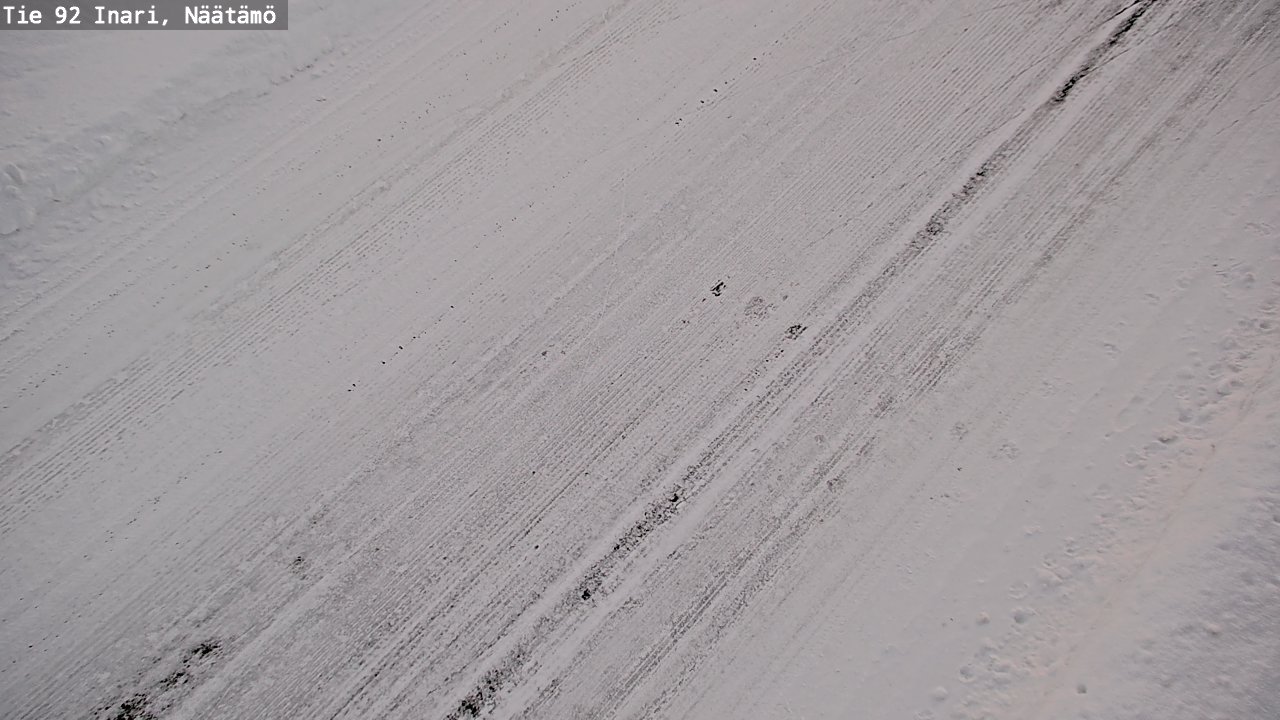 Kelikamerat Kuva Tie 92 Inari, Näätämö, Inari, Lappi