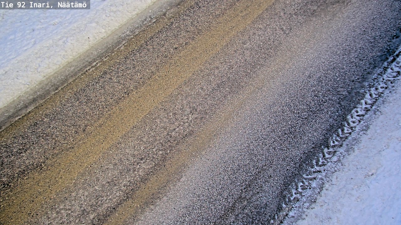 Kelikamerat Kuva Tie 92 Inari, Näätämö, Inari, Lappi