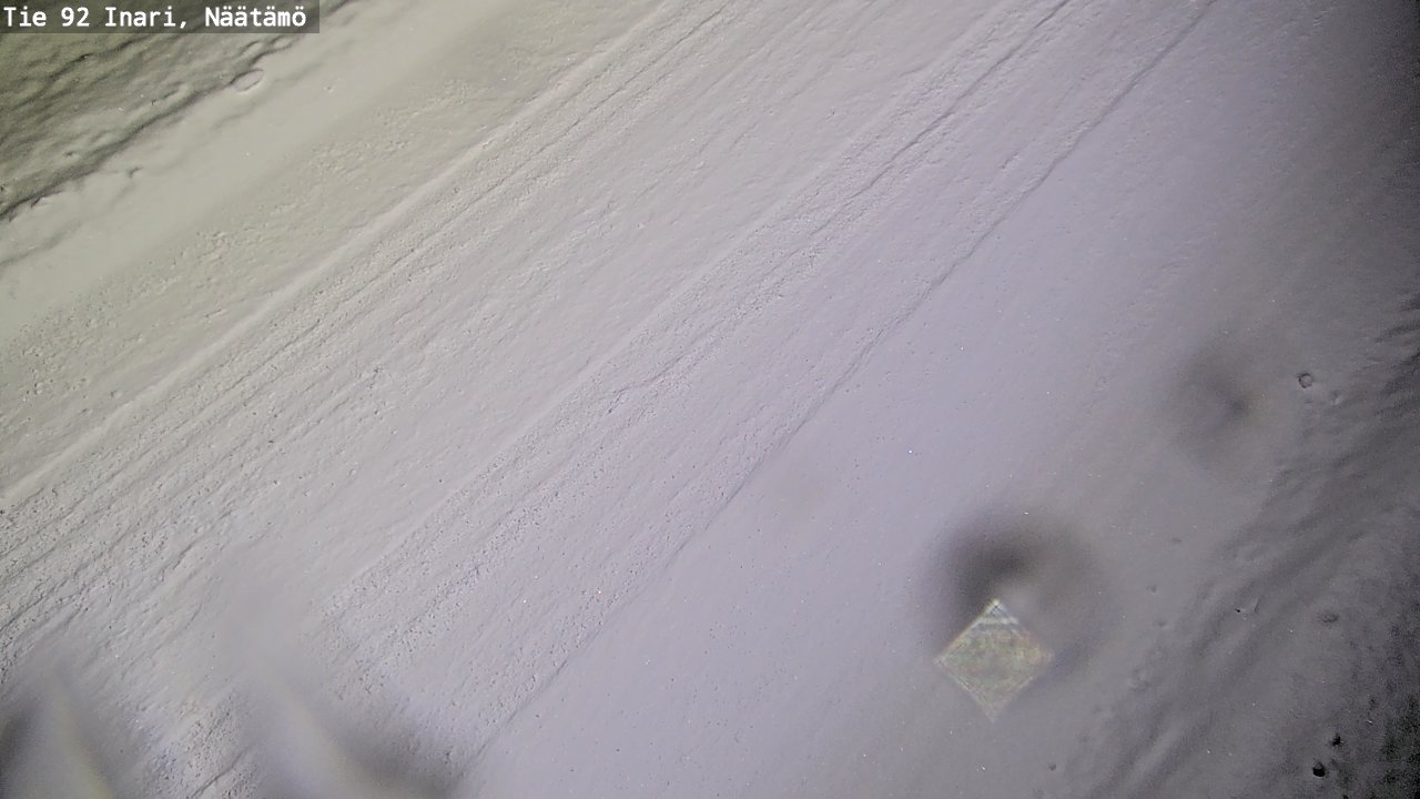 Weather Camera Image Road 92 Inari, Näätämö, Inari, Lappi