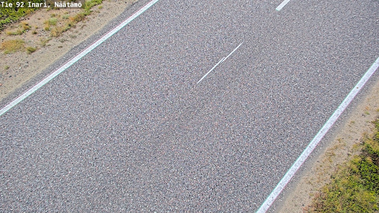 Kelikamerat Kuva Tie 92 Inari, Näätämö, Inari, Lappi