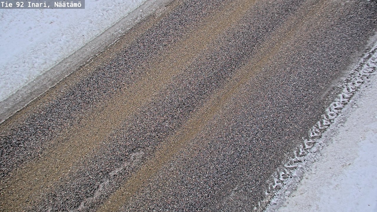 Kelikamerat Kuva Tie 92 Inari, Näätämö, Inari, Lappi