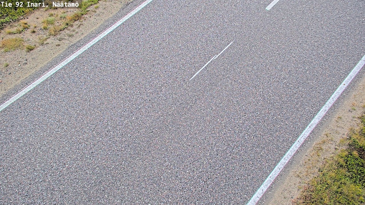 Kelikamerat Kuva Tie 92 Inari, Näätämö, Inari, Lappi