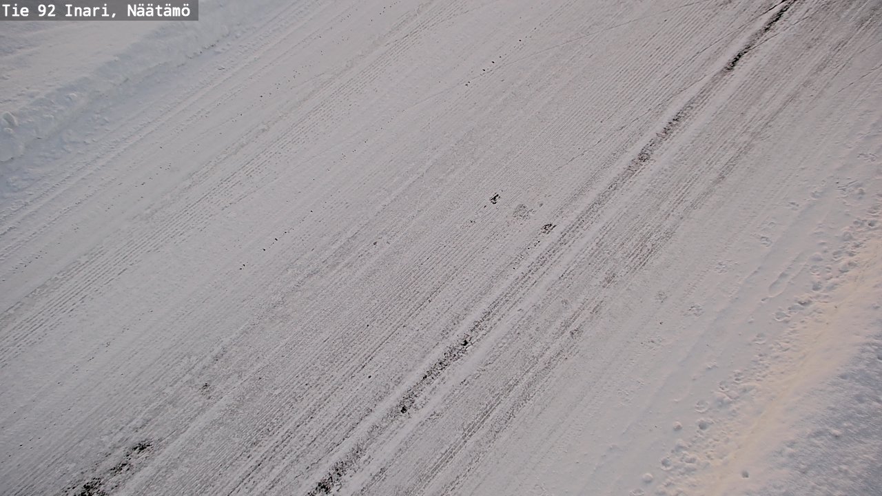 Kelikamerat Kuva Tie 92 Inari, Näätämö, Inari, Lappi