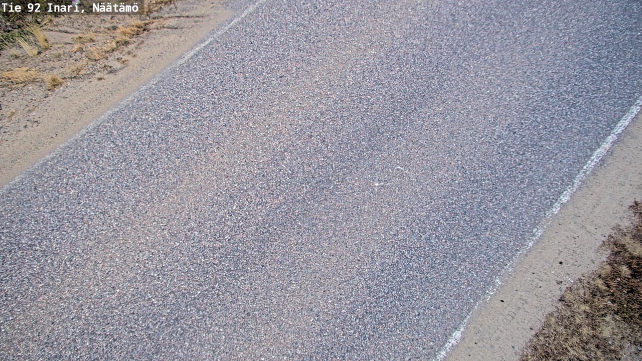 Kelikamerat Kuva Tie 92 Inari, Näätämö, Inari, Lappi