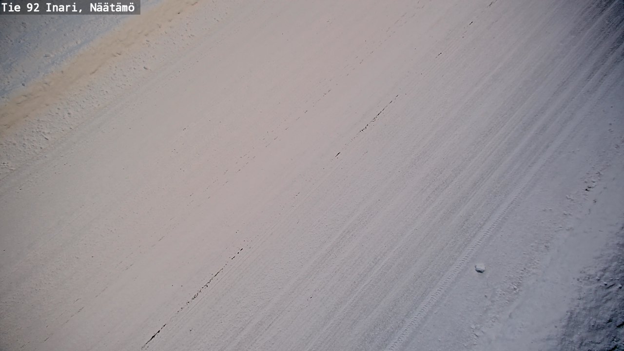 Weather Camera Image Road 92 Inari, Näätämö, Inari, Lappi