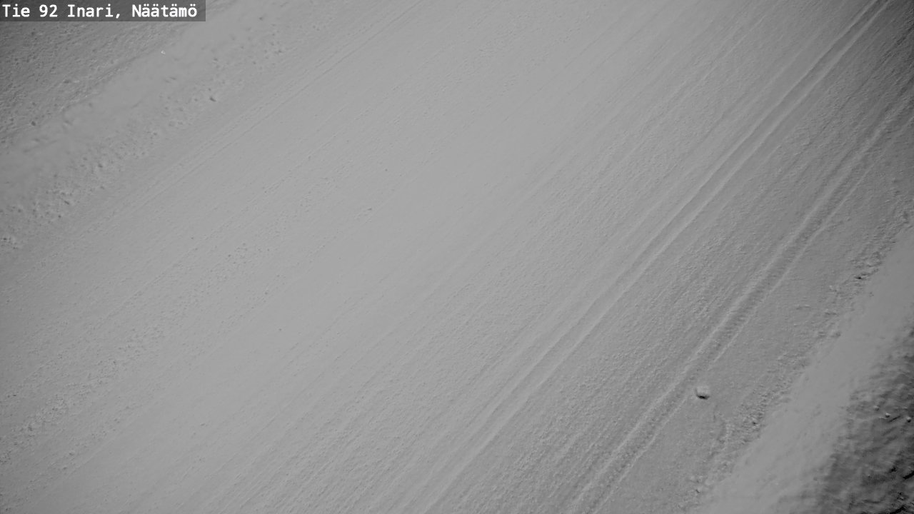 Weather Camera Image Road 92 Inari, Näätämö, Inari, Lappi