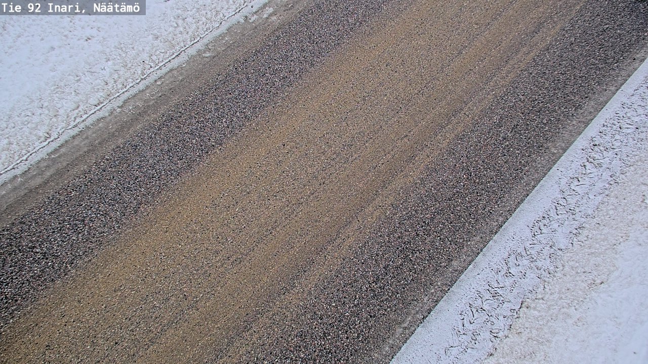 Weather Camera Image Road 92 Inari, Näätämö, Inari, Lappi