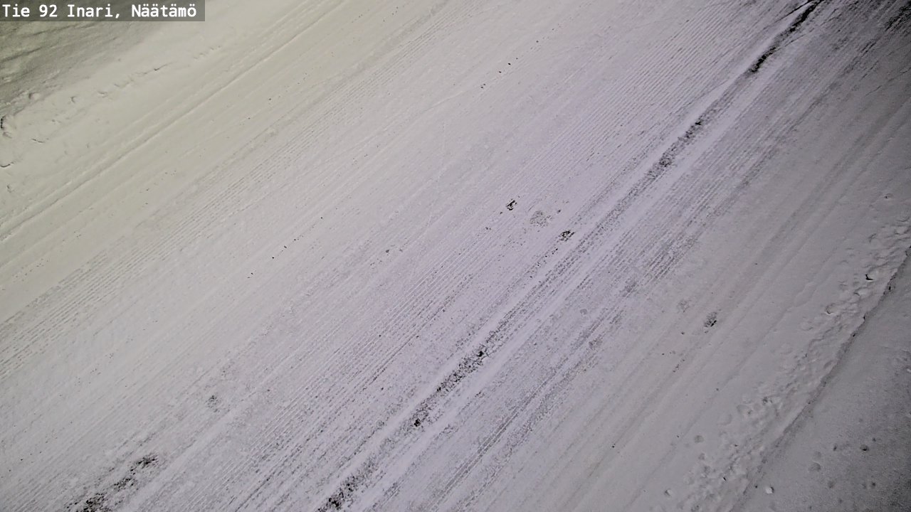 Kelikamerat Kuva Tie 92 Inari, Näätämö, Inari, Lappi