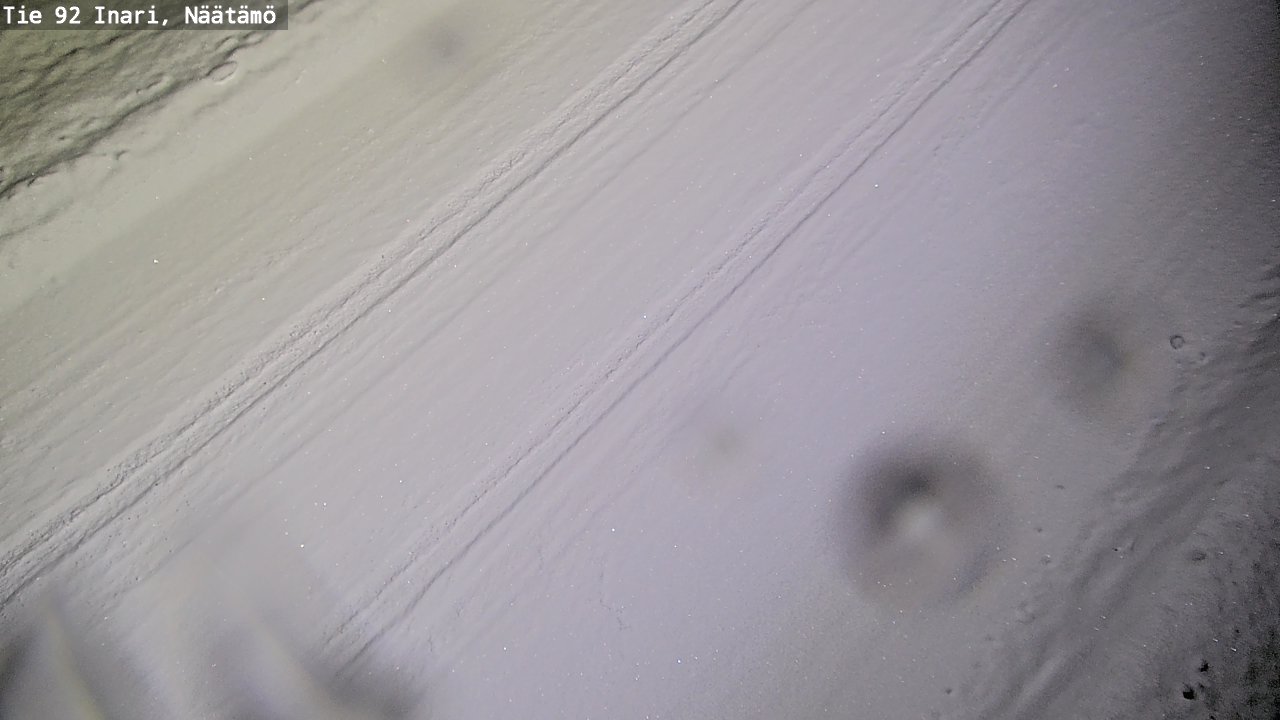 Weather Camera Image Road 92 Inari, Näätämö, Inari, Lappi
