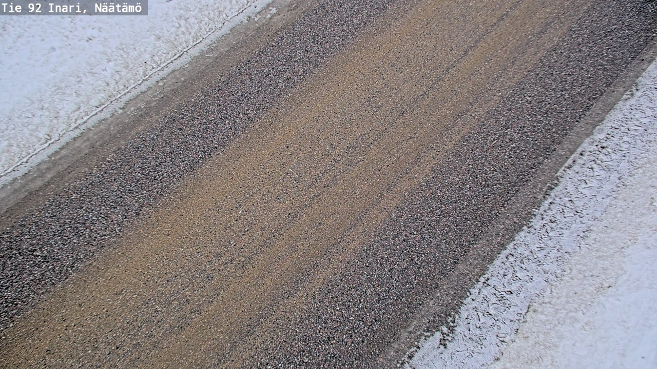 Weather Camera Image Road 92 Inari, Näätämö, Inari, Lappi