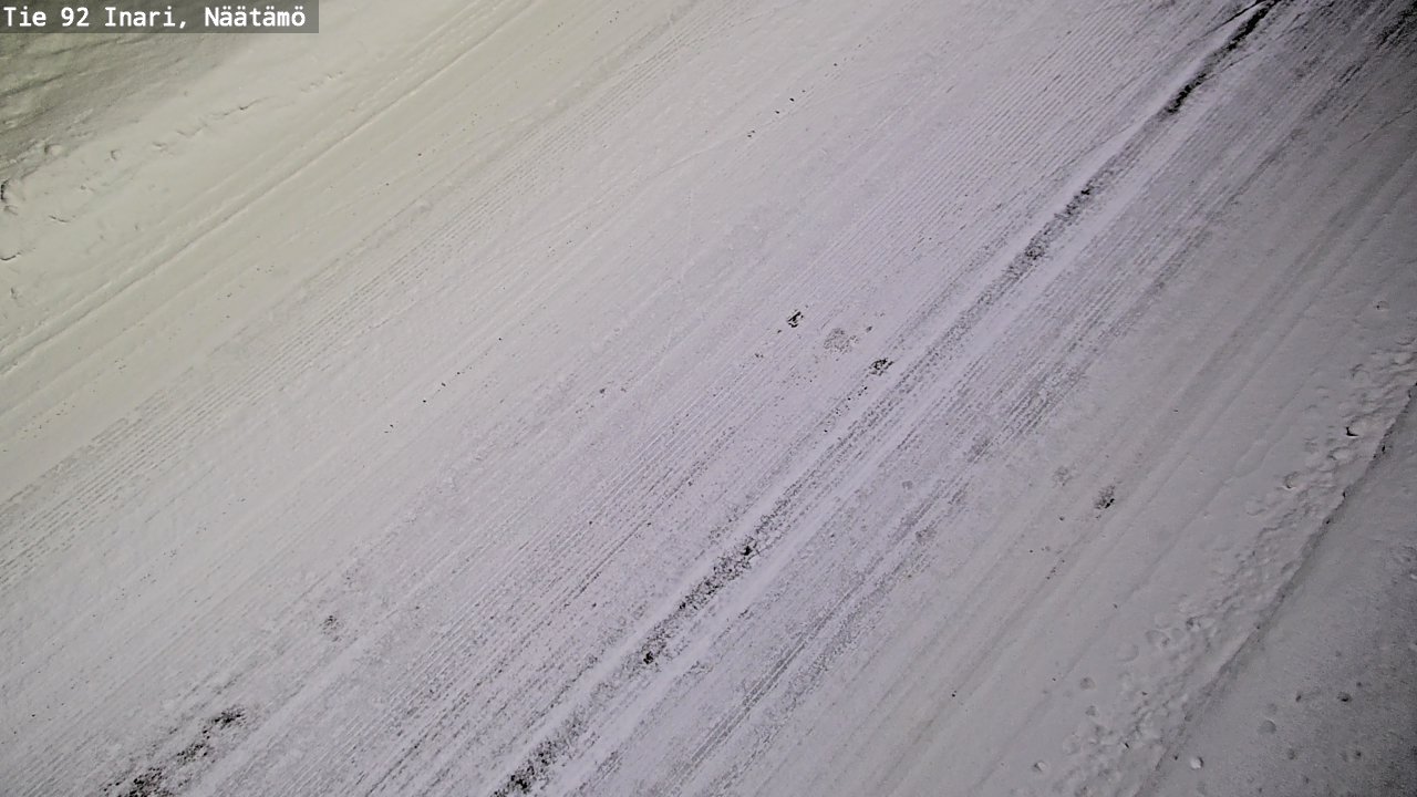 Kelikamerat Kuva Tie 92 Inari, Näätämö, Inari, Lappi