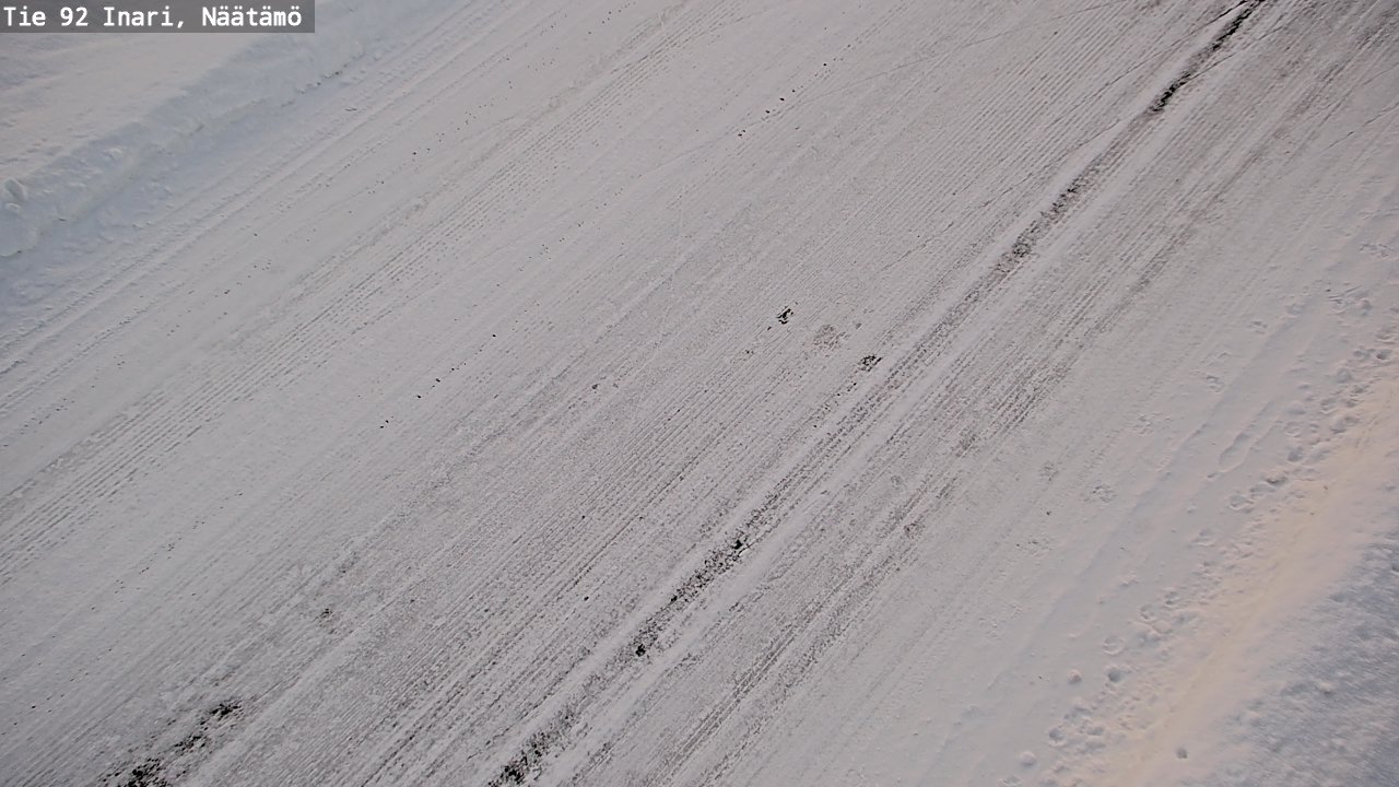 Kelikamerat Kuva Tie 92 Inari, Näätämö, Inari, Lappi