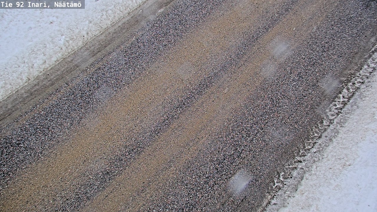 Weather Camera Image Road 92 Inari, Näätämö, Inari, Lappi