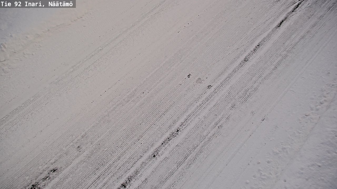 Kelikamerat Kuva Tie 92 Inari, Näätämö, Inari, Lappi