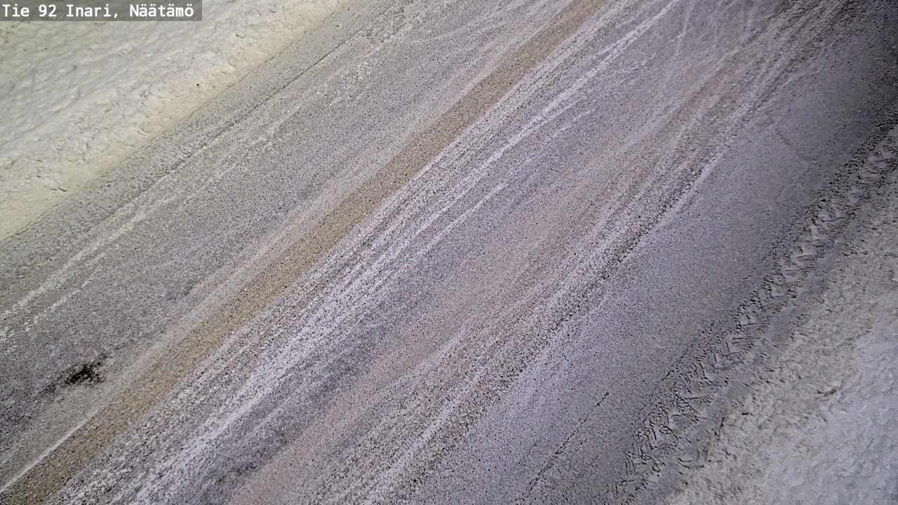 Kelikamerat Kuva Tie 92 Inari, Näätämö, Inari, Lappi