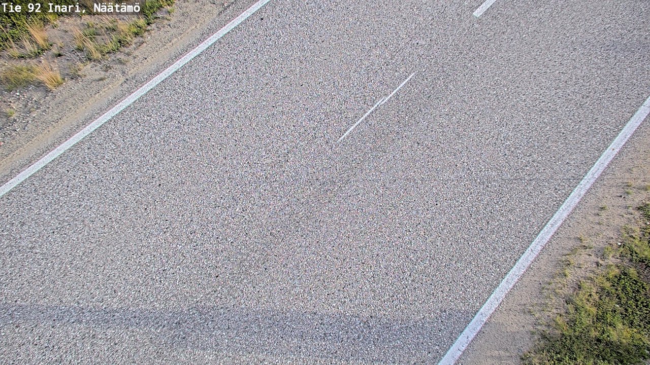 Kelikamerat Kuva Tie 92 Inari, Näätämö, Inari, Lappi