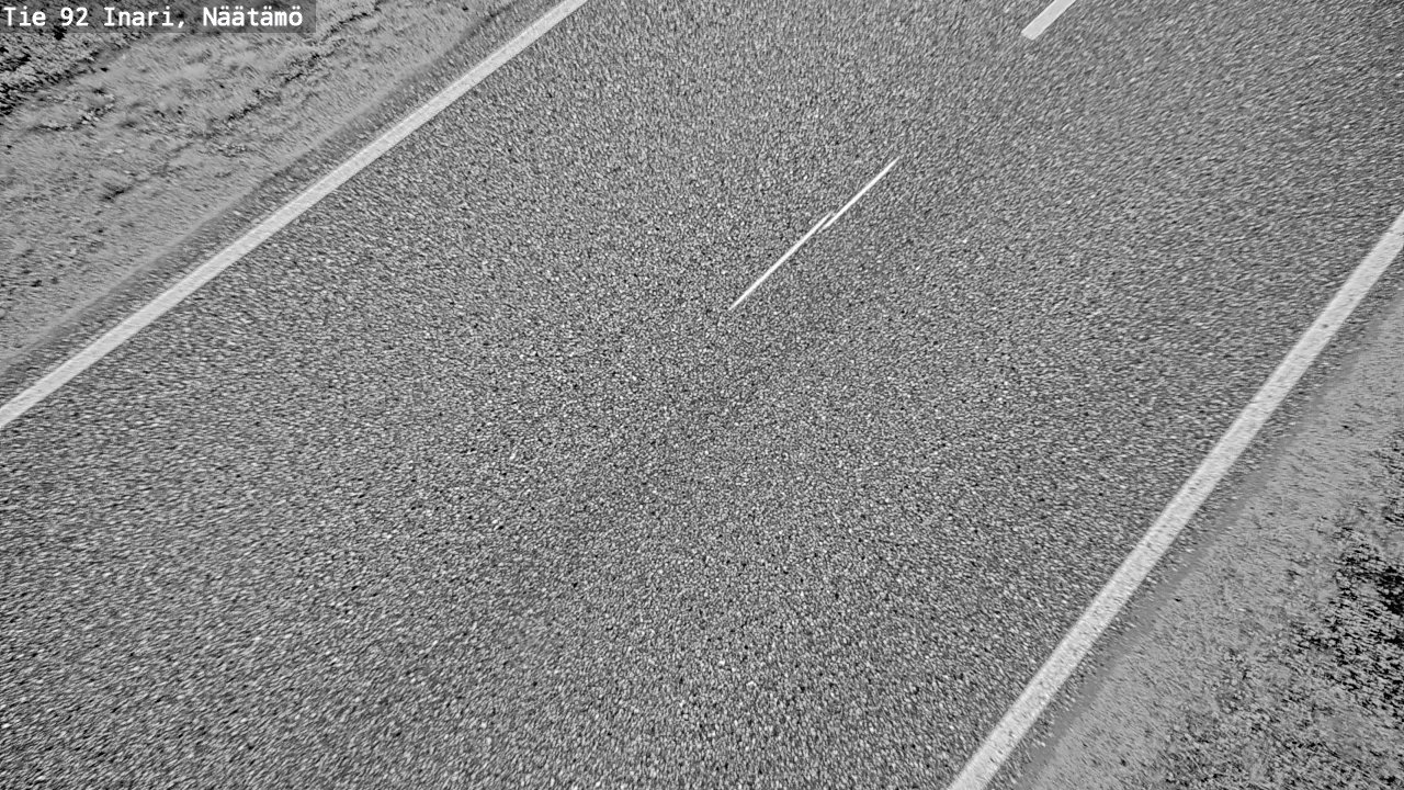 Weather Camera Image Road 92 Inari, Näätämö, Inari, Lappi