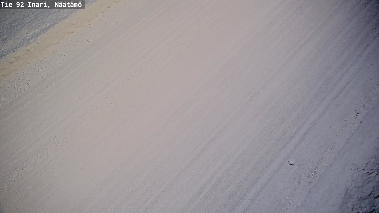 Weather Camera Image Road 92 Inari, Näätämö, Inari, Lappi