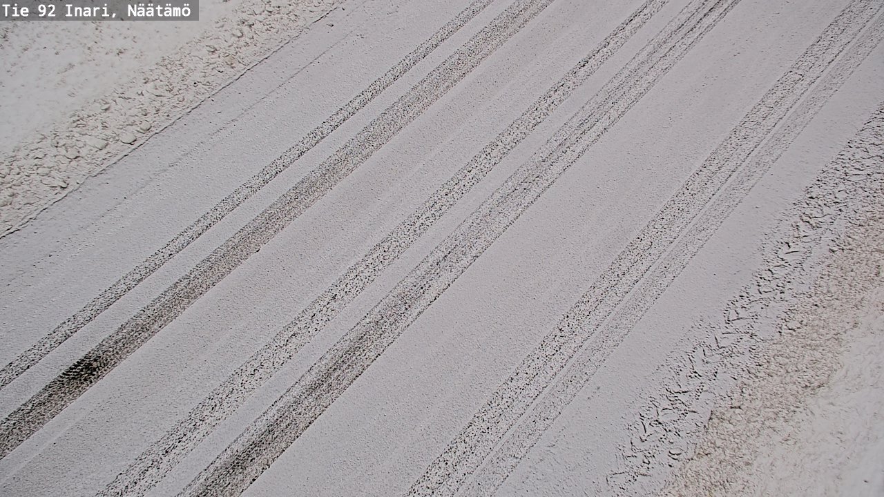Weather Camera Image Road 92 Inari, Näätämö, Inari, Lappi