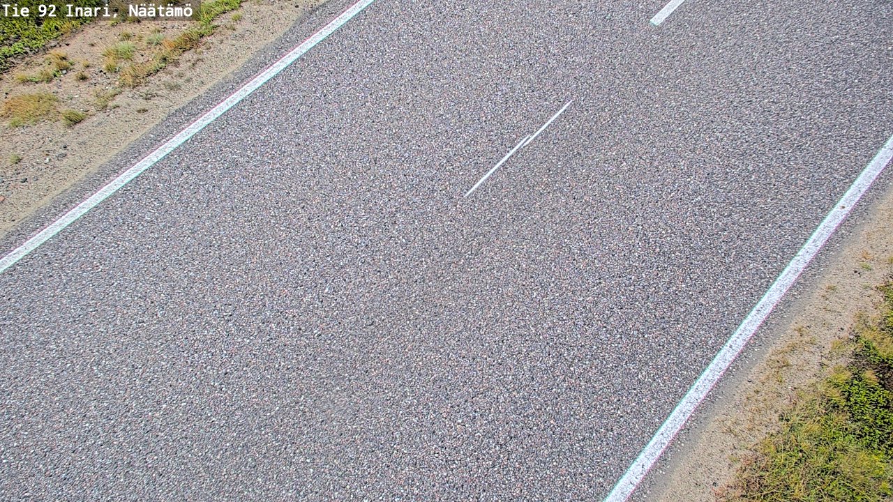 Kelikamerat Kuva Tie 92 Inari, Näätämö, Inari, Lappi