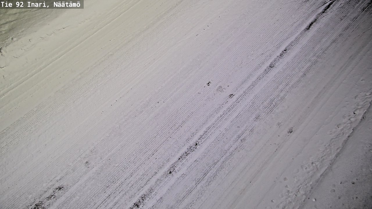 Kelikamerat Kuva Tie 92 Inari, Näätämö, Inari, Lappi