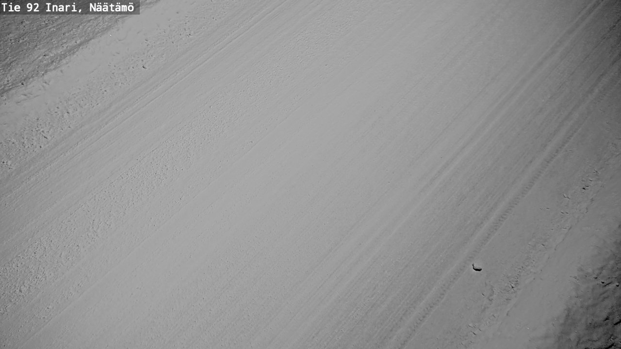 Weather Camera Image Road 92 Inari, Näätämö, Inari, Lappi