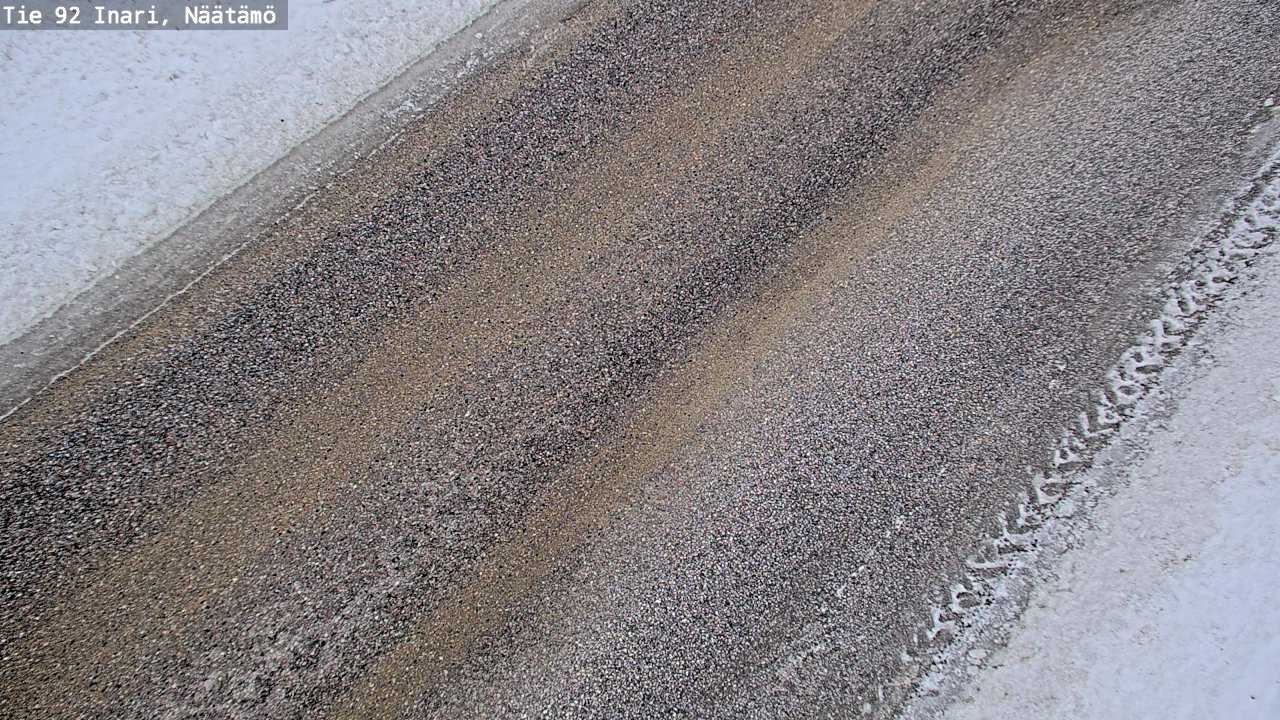 Kelikamerat Kuva Tie 92 Inari, Näätämö, Inari, Lappi