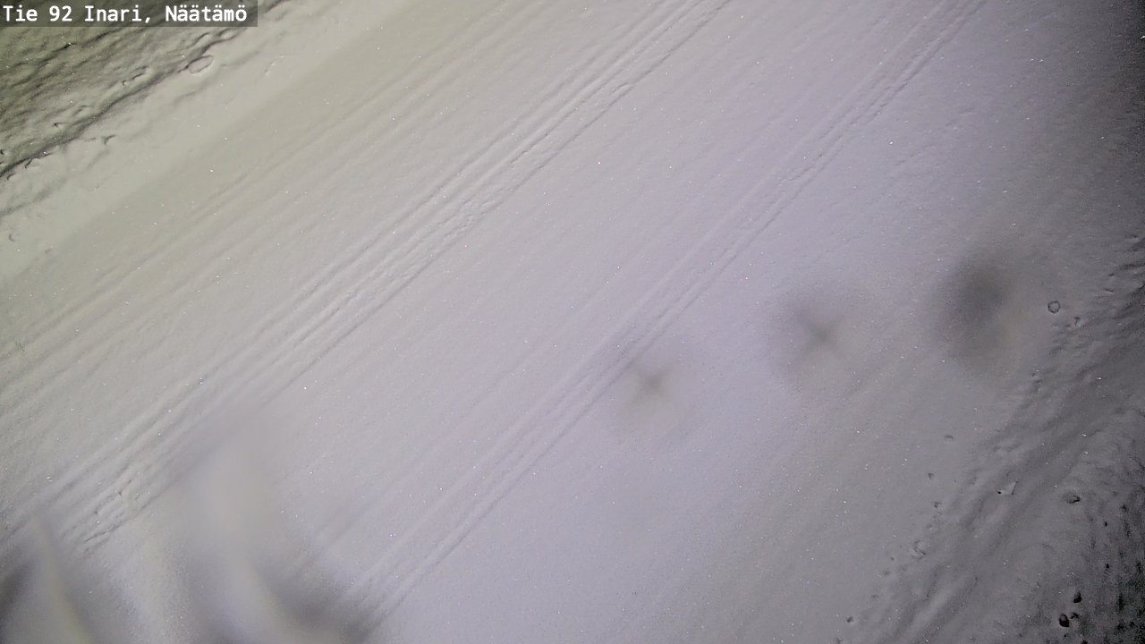 Weather Camera Image Road 92 Inari, Näätämö, Inari, Lappi