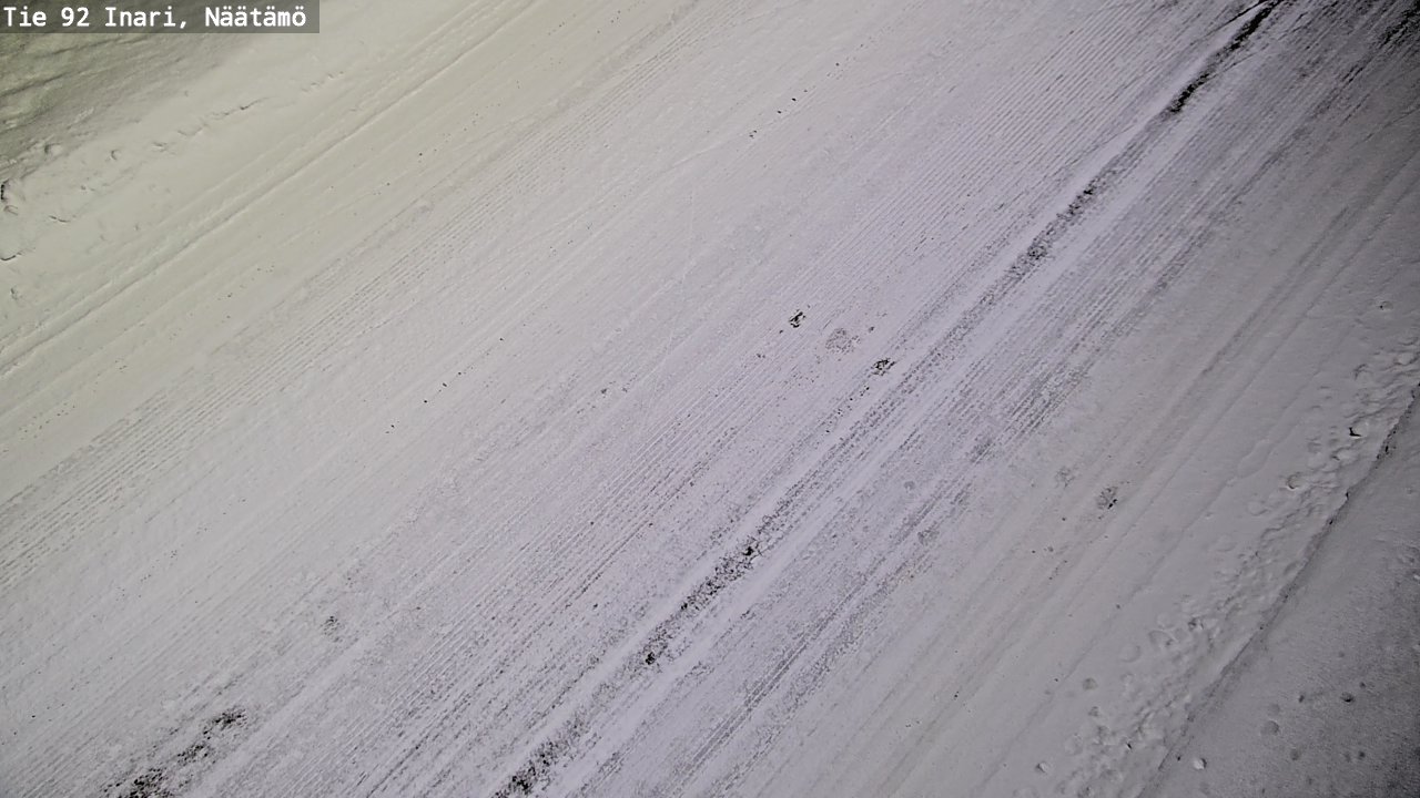 Kelikamerat Kuva Tie 92 Inari, Näätämö, Inari, Lappi