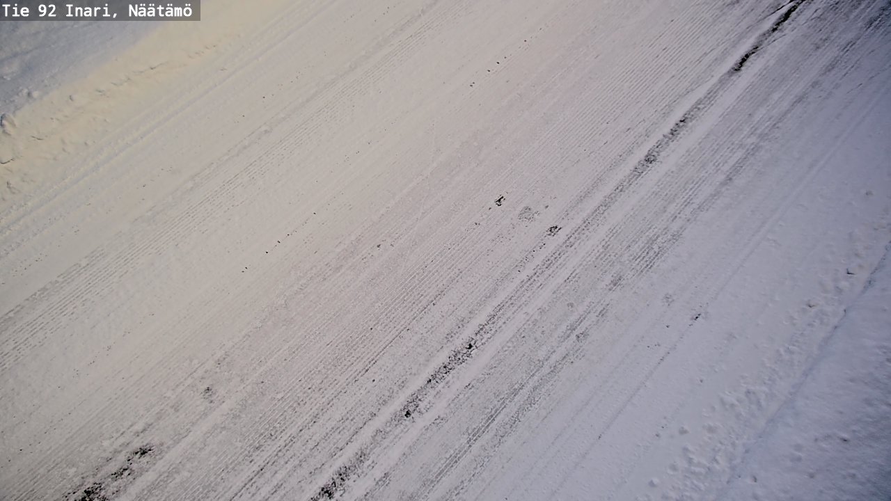 Kelikamerat Kuva Tie 92 Inari, Näätämö, Inari, Lappi